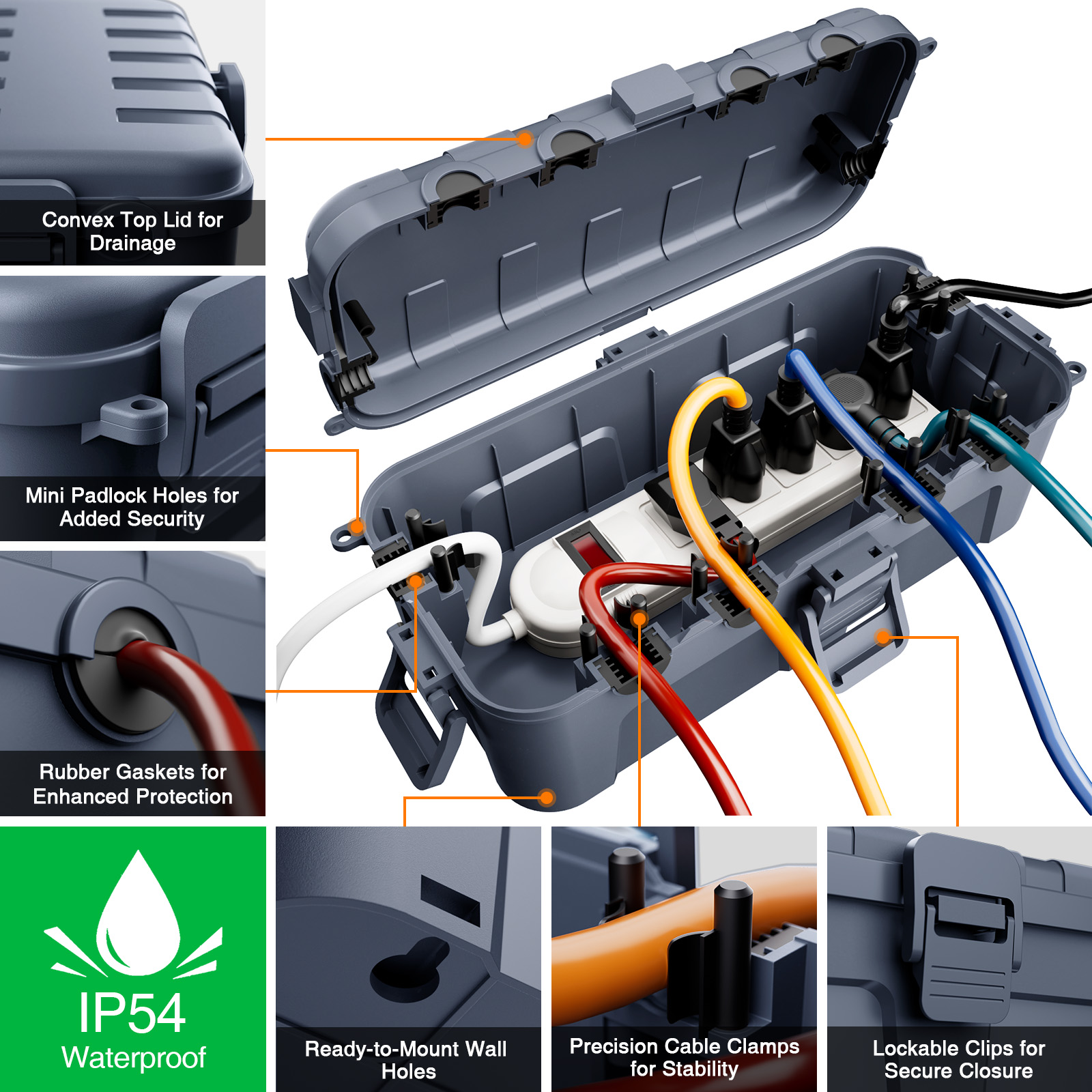 Weatherproof Extension Cord Co - огляд і ціна Outdoor Use Power Strip